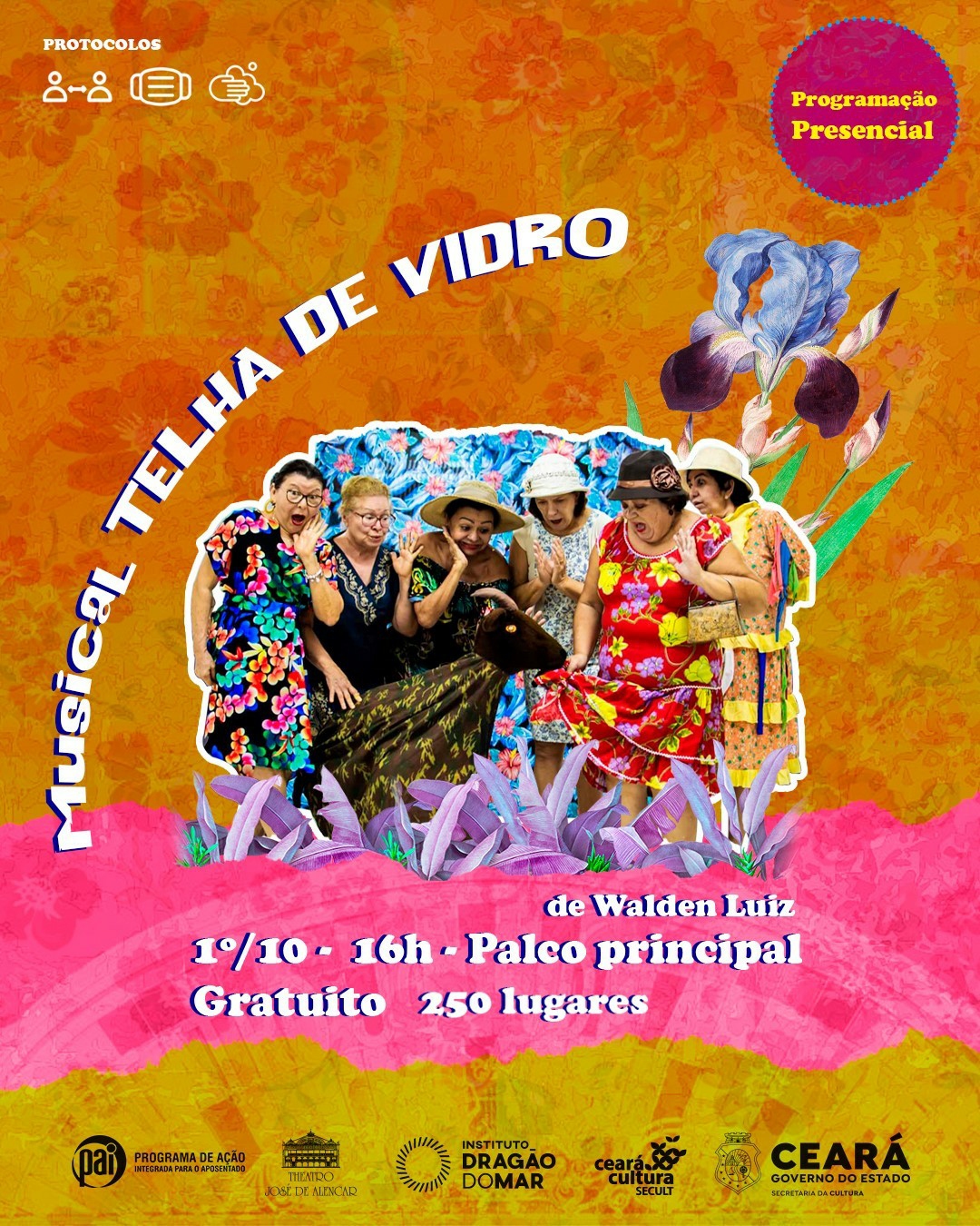 Programa de Ação Integrada para o Aposentado apresenta o musical Telha de Vidro