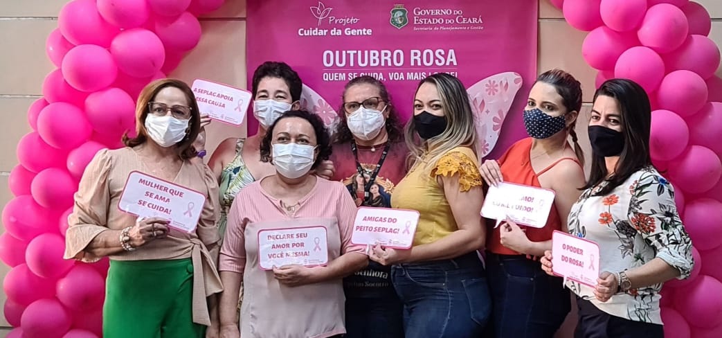 Seplag realiza ação de conscientização sobre câncer de mama