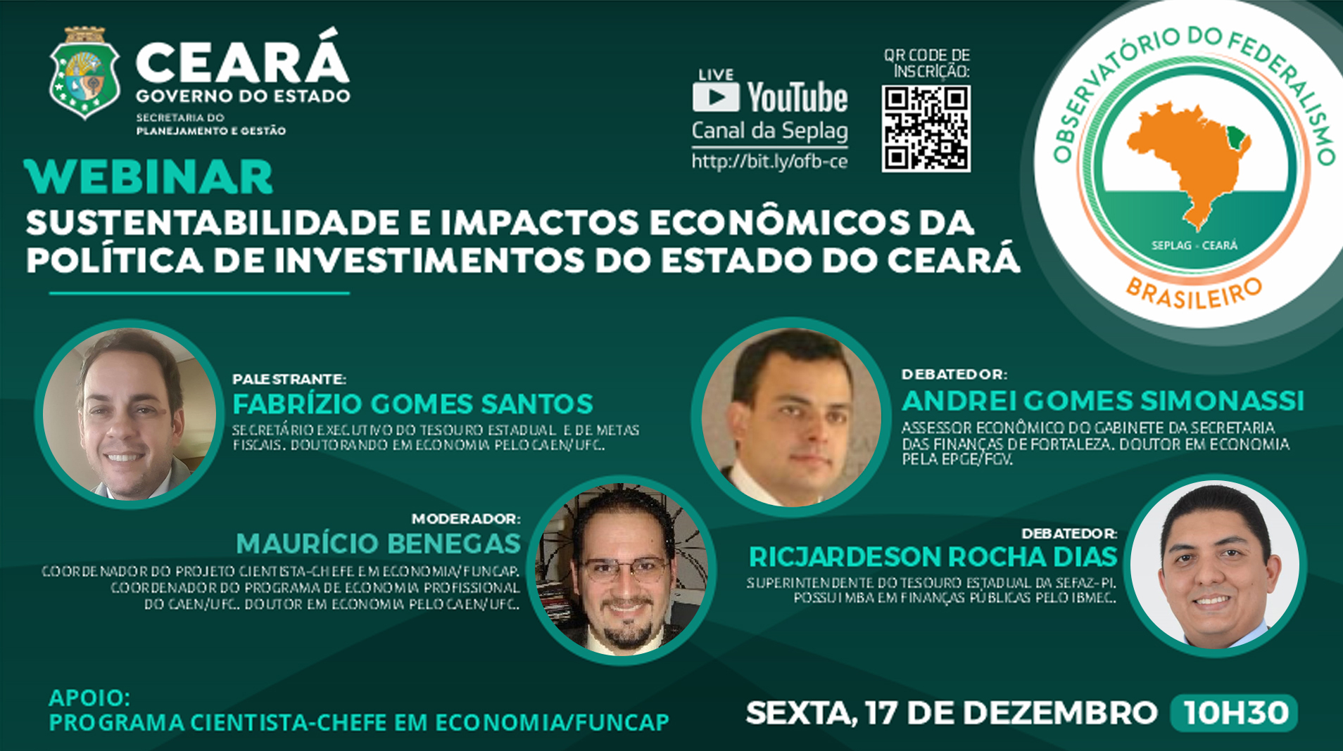 Observatório debate políticas de investimentos do Ceará
