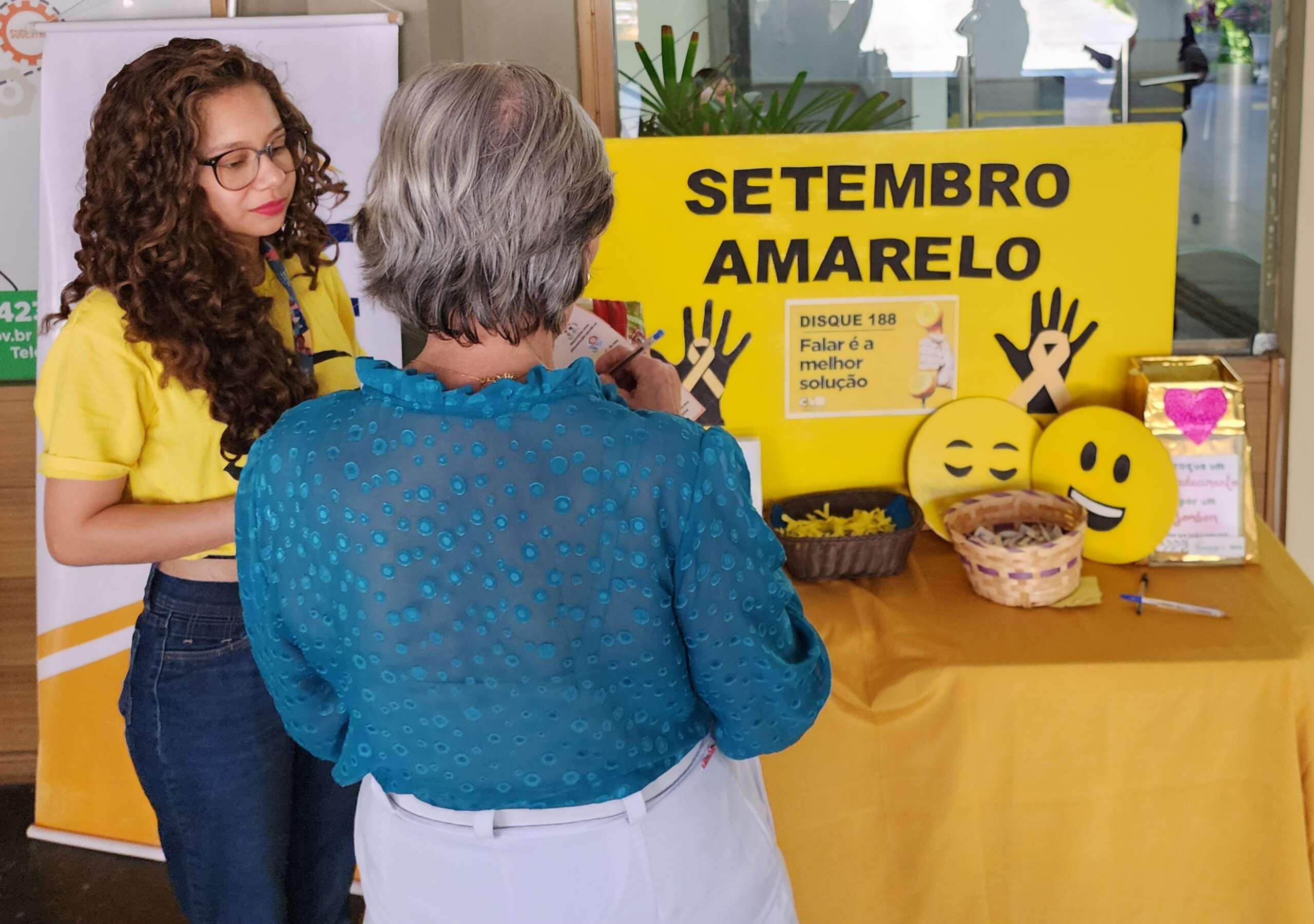 Setembro Amarelo: Seplag realiza ações sobre saúde mental e autocuidado