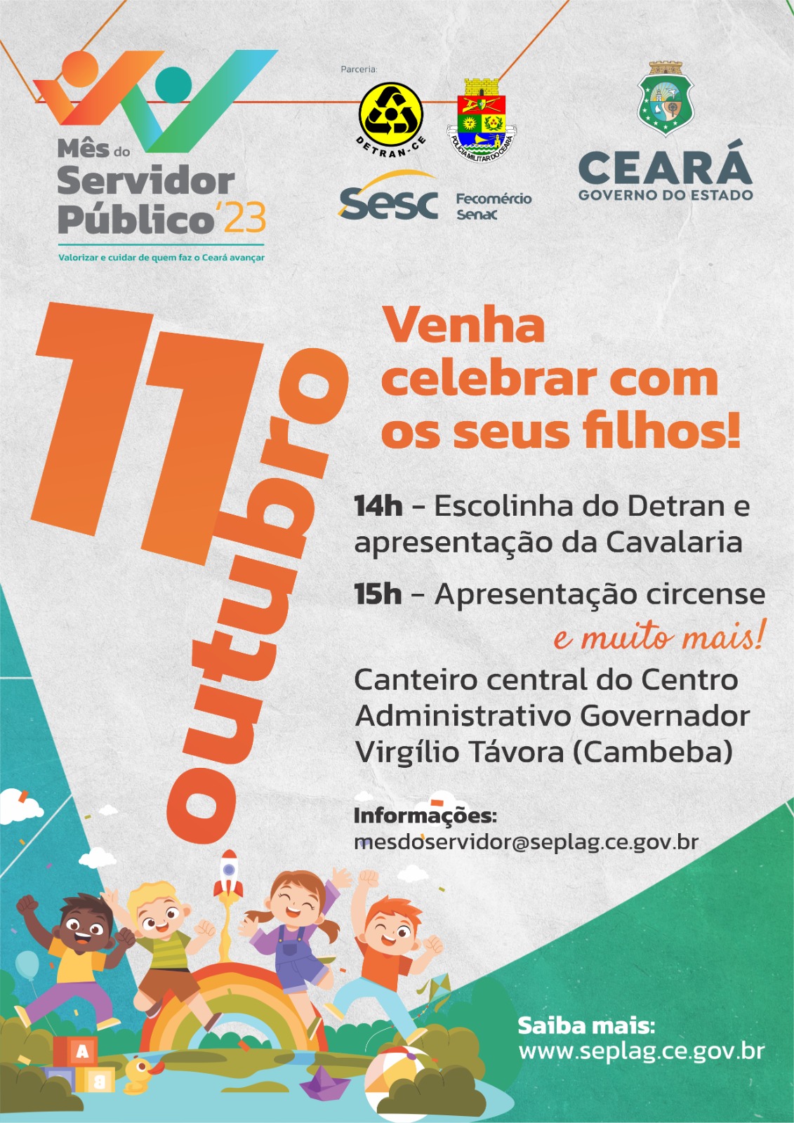 Mês do Servidor: programação desta quarta promove integração entre servidores e filhos