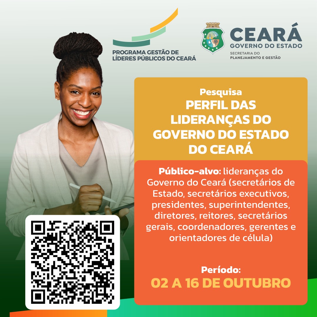 Governo do Ceará realiza pesquisa para traçar perfil de lideranças