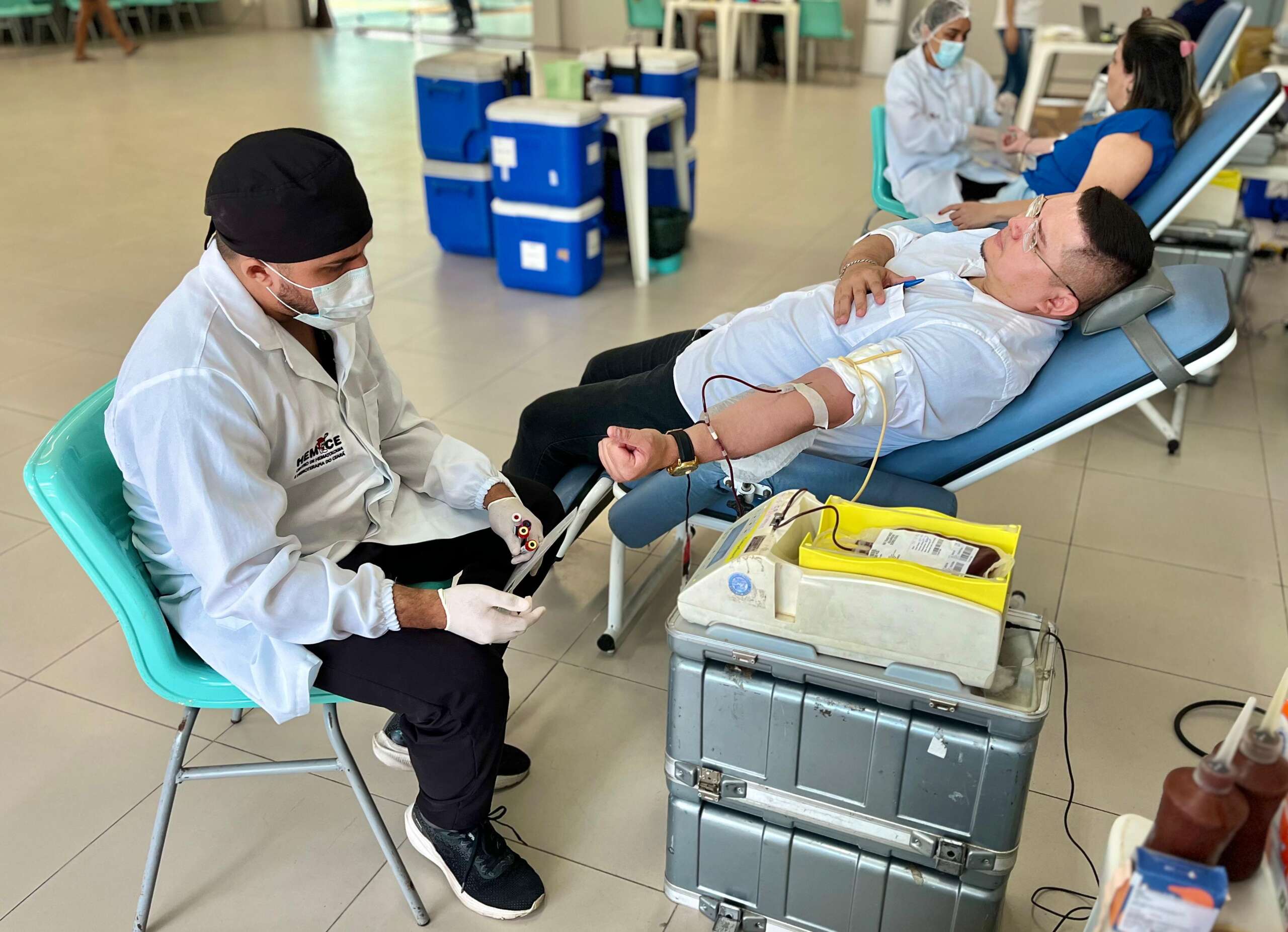 Seplag realiza campanha de doação de sangue e roda de conversa sobre o Dezembro Vermelho