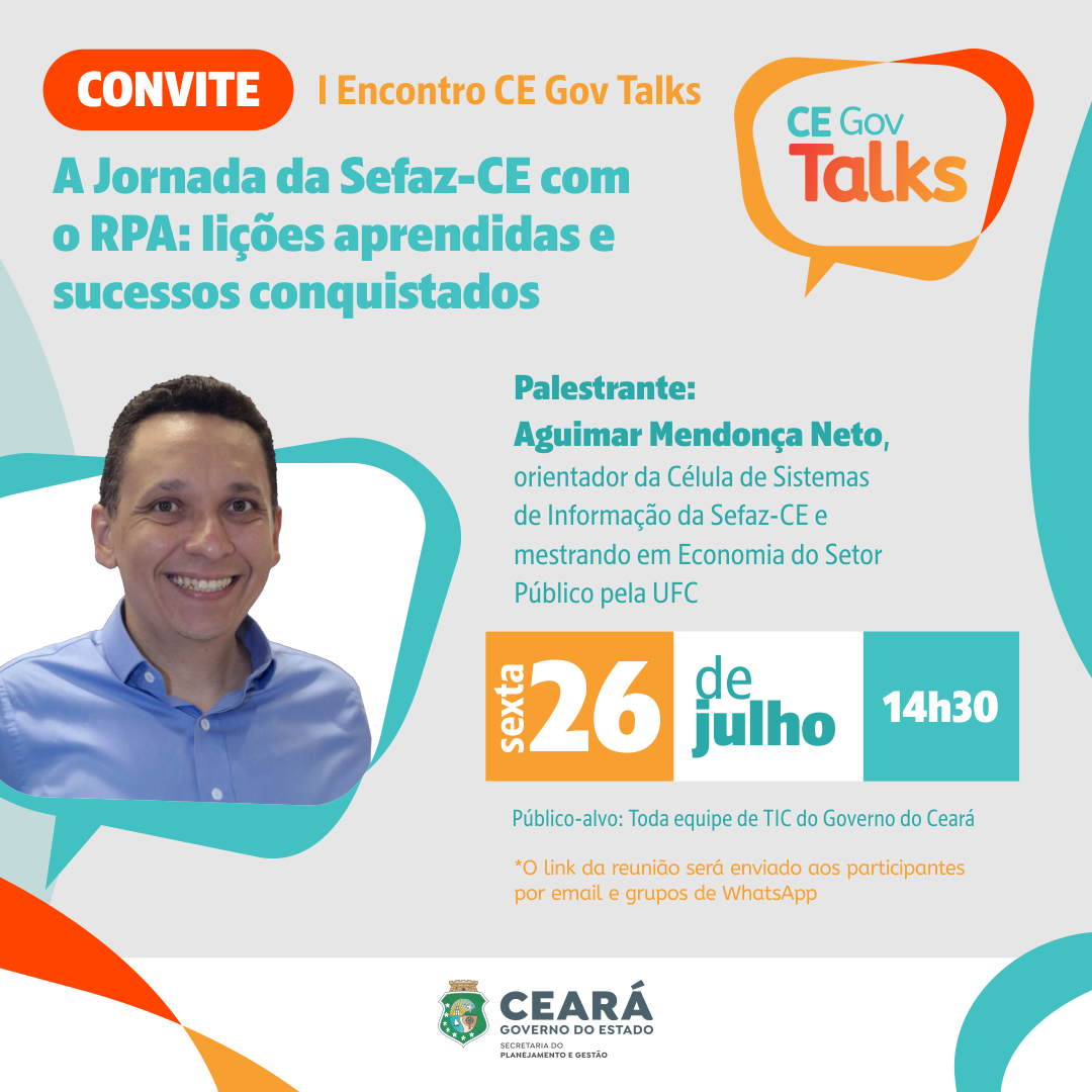 Seplag lança bate-papo semanal sobre novas tecnologias