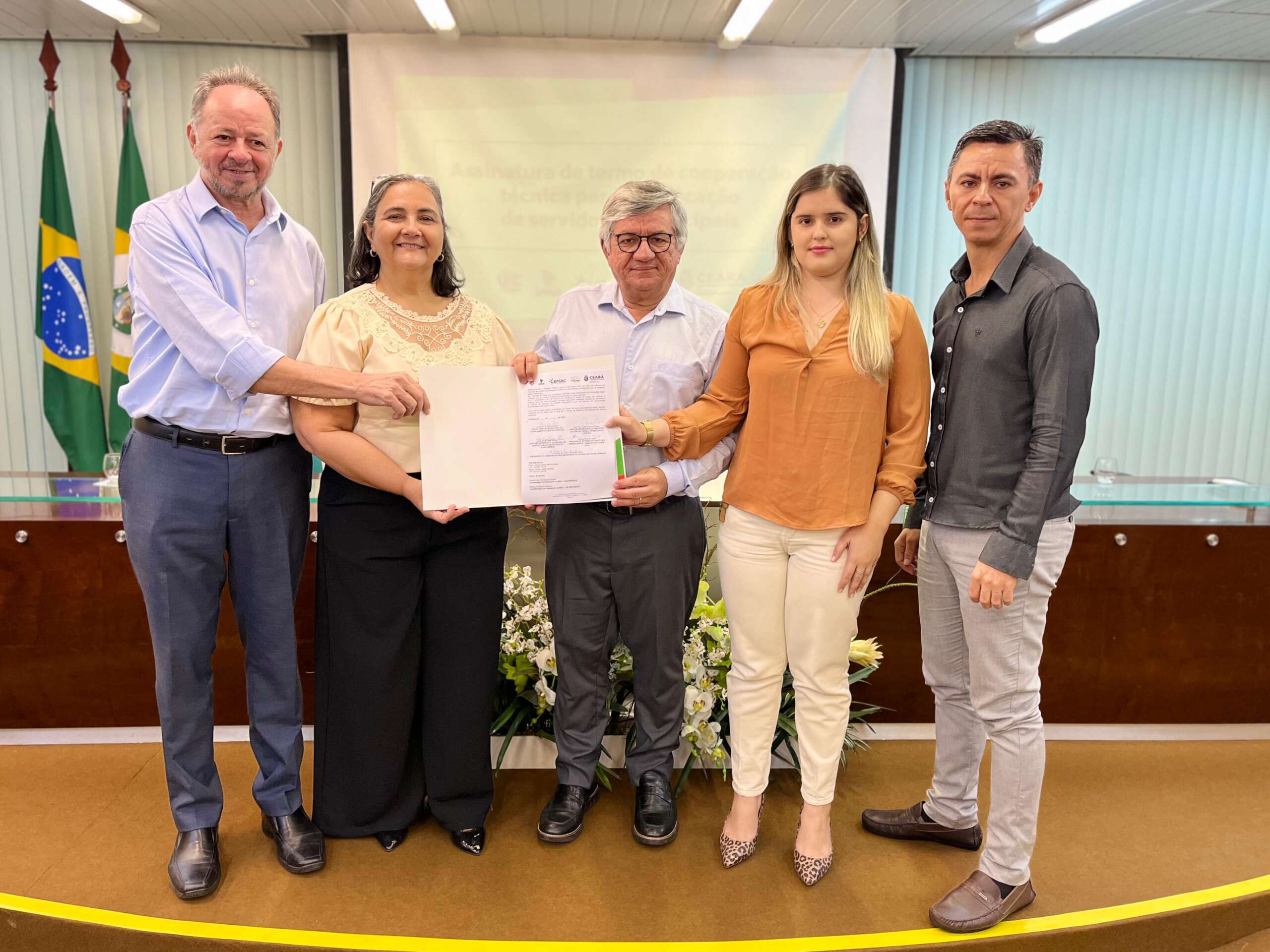 Seplag, Aprece, Centec e UVC atuarão juntos para formar lideranças municipais