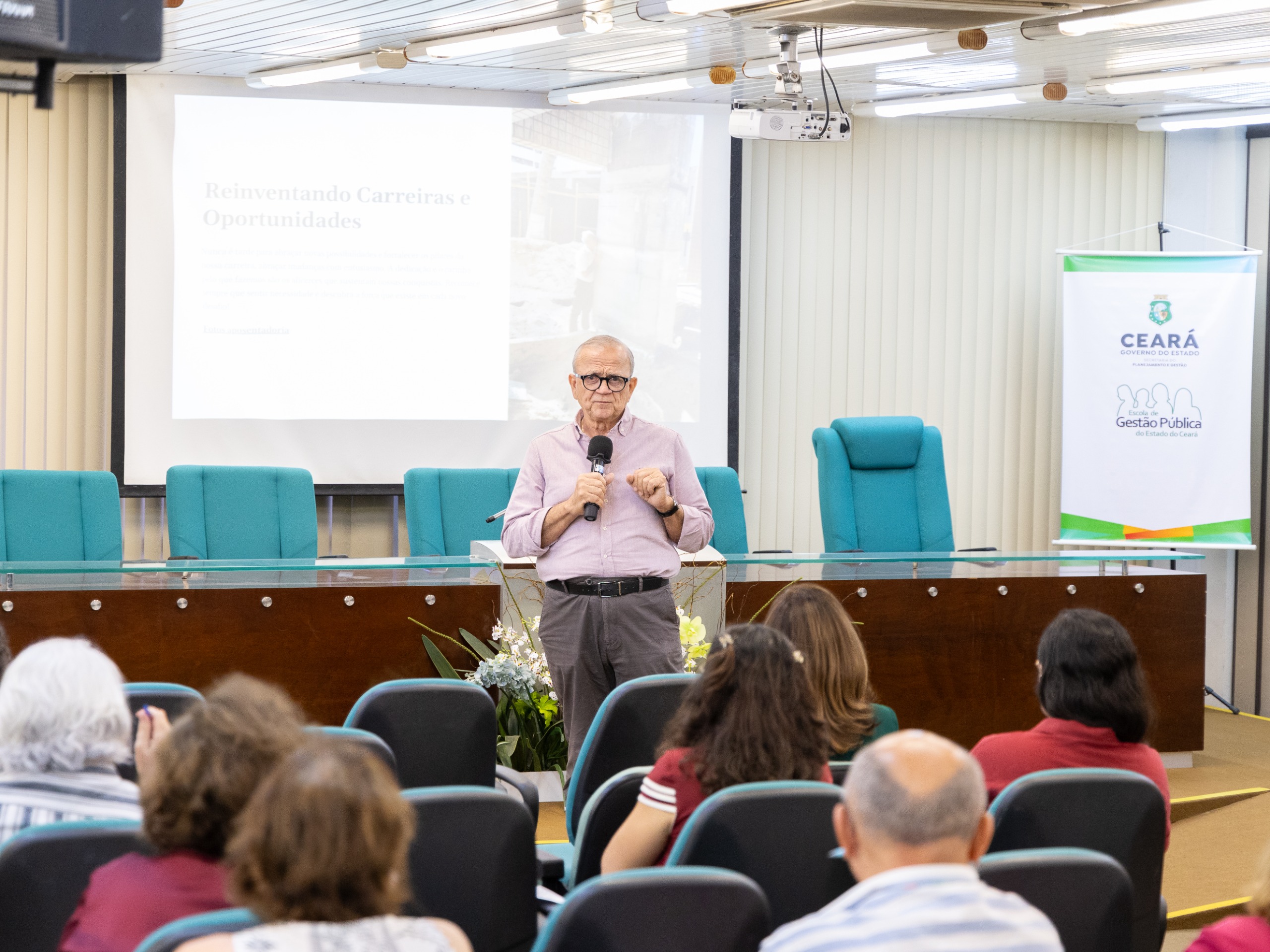 Aposentadoria: Seplag conclui Pipa com palestra sobre reinvenção de carreiras