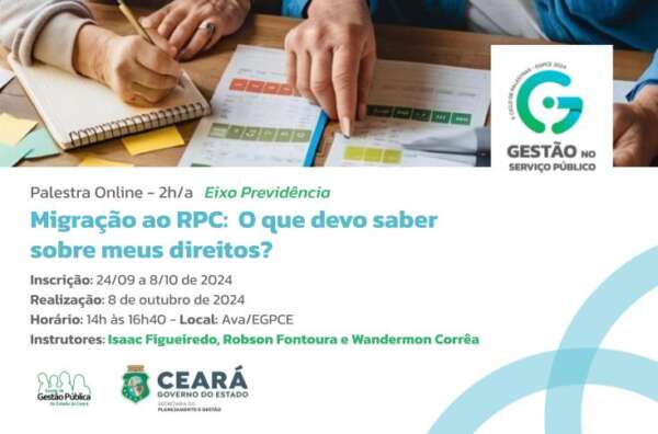 Inscrições abertas para palestra virtual sobre migração para a previdência complementar