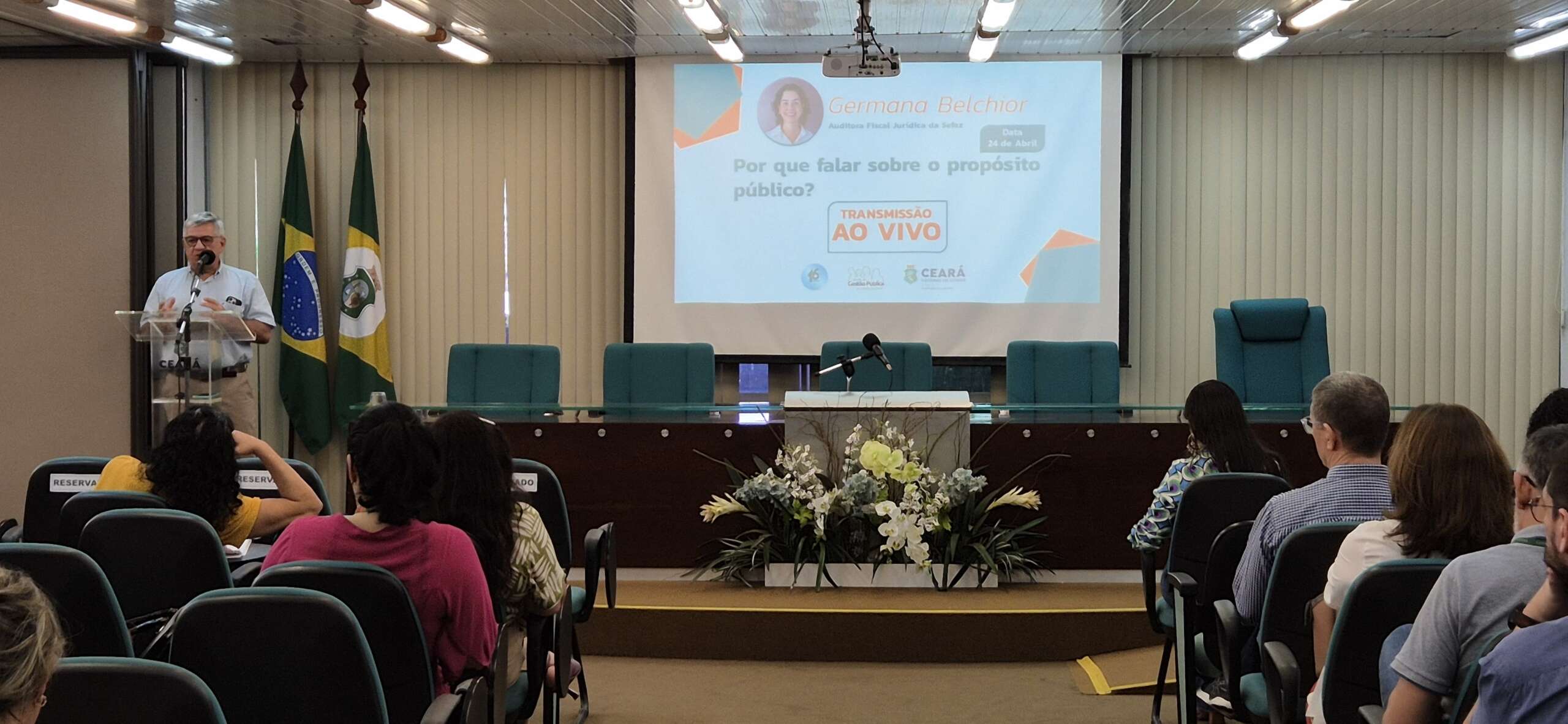 Palestra reforça importância do propósito público entre servidores cearenses