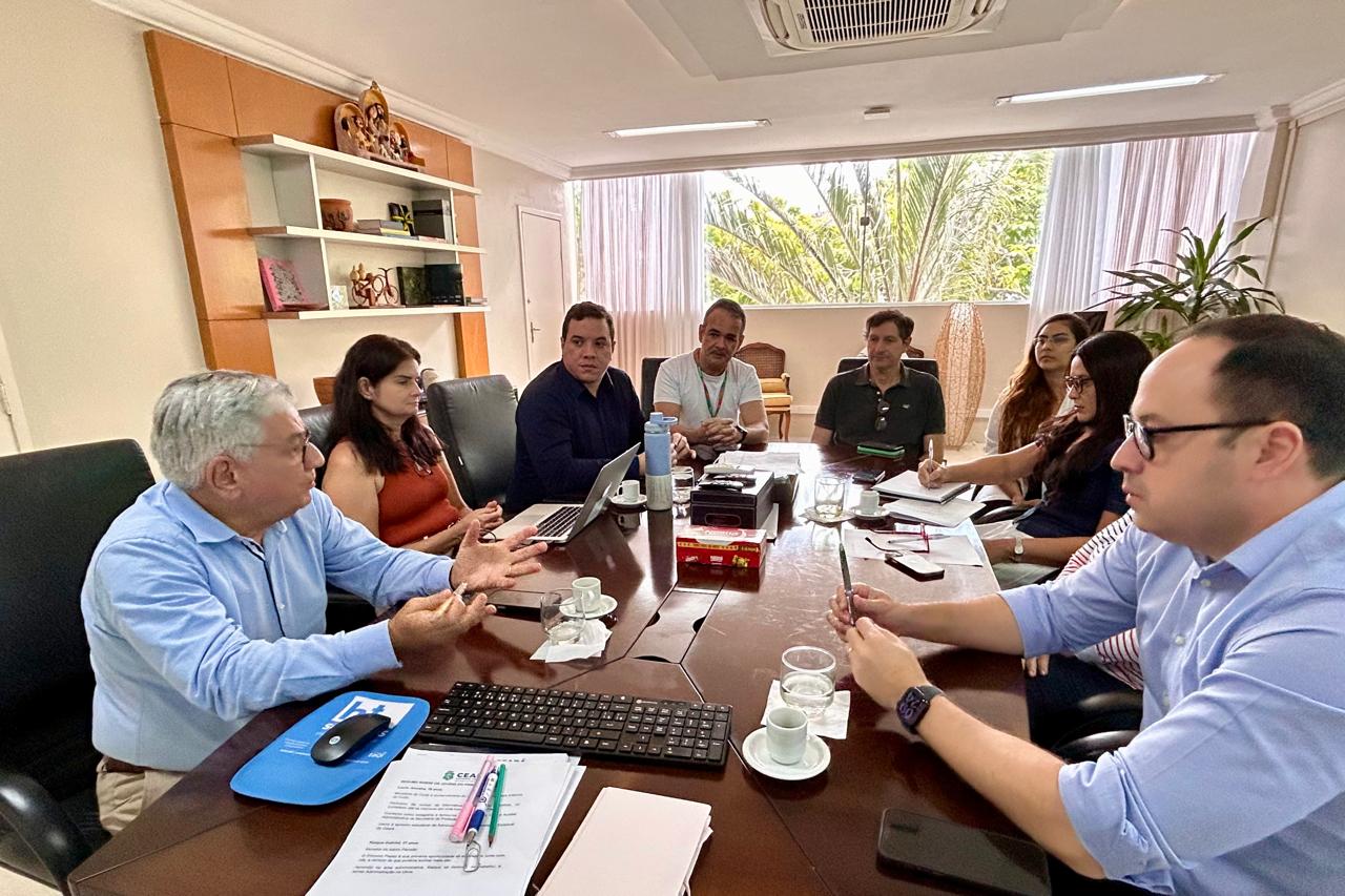 Seplag realiza encontro com SPS e SET para aprimorar gestão patrimonial do Estado