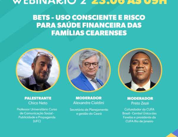 Programa de Educação Financeira promove webinar sobre apostas online e seus impactos
