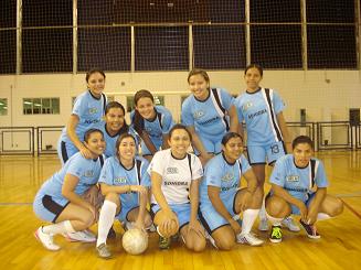 Equipe feminina da SOHIDRA campeã do futsal