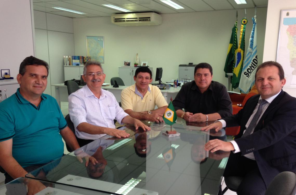 Visita do Deputado Estadual Odilon Aguiar á Sohidra