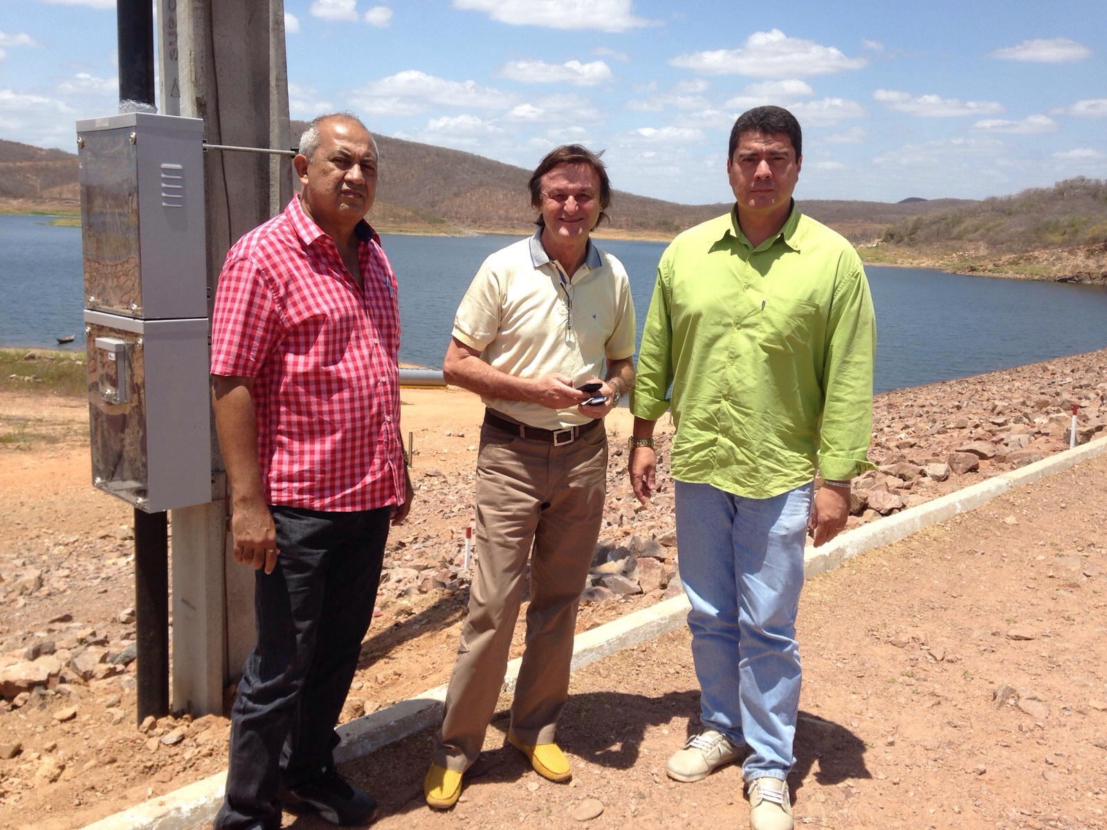 Visita às Obras da Adutora Emergencial de Quixeramobim