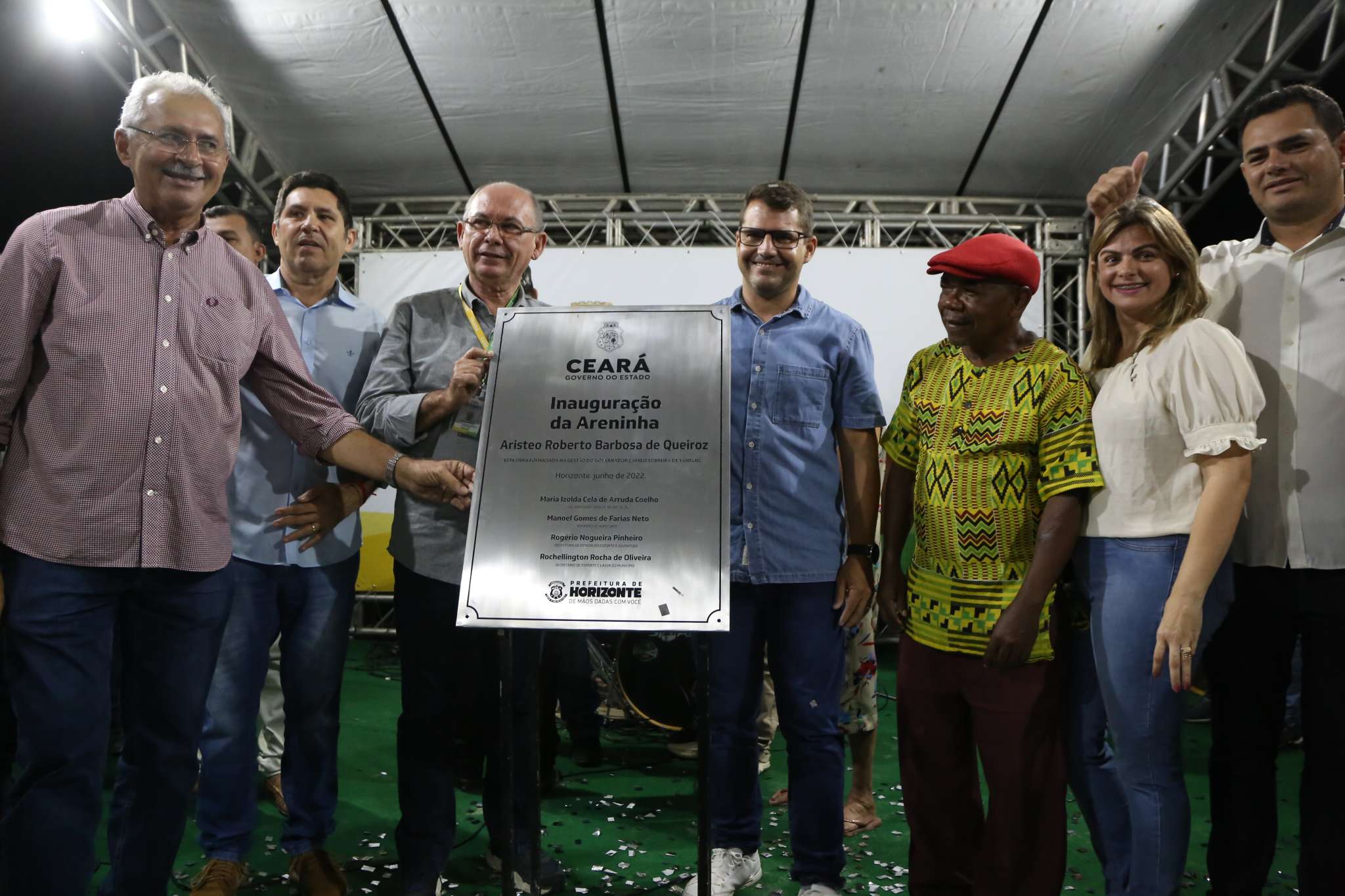 Areninha de número 279 é inaugurada pelo Governo do Ceará em Horizonte