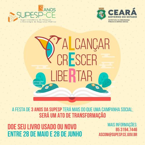 Supesp promove campanha de doação de livros para o Projeto Periferia que Lê