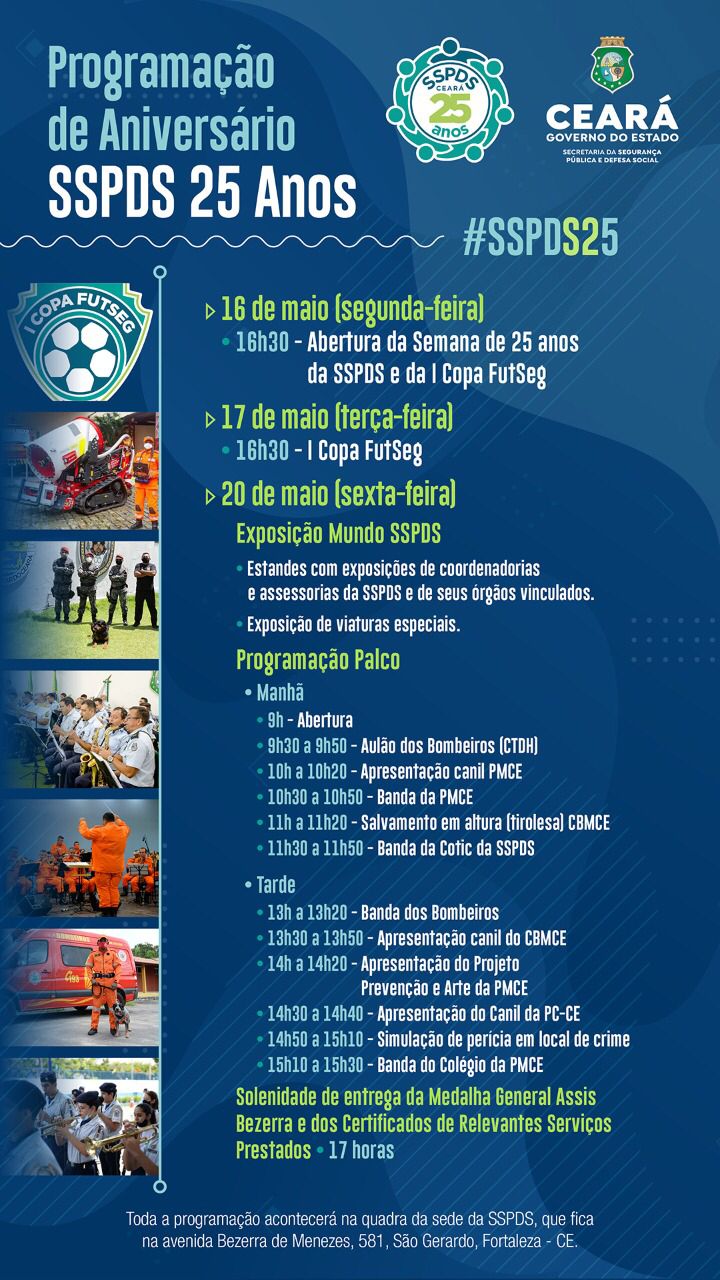 SSPDS celebra 25 anos com campanha solidária, exposição, torneio e homenagens