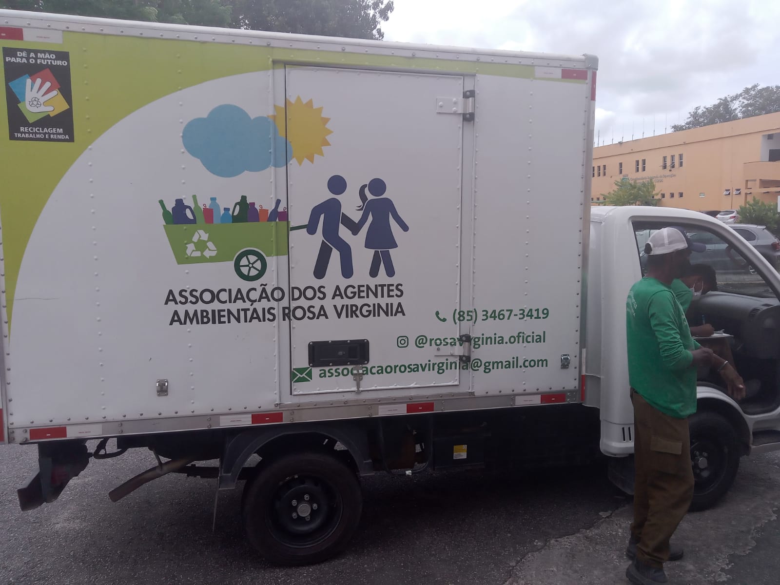 Campanha “Doar é Dado Positivo” já arrecadou quase 100 quilos de material reciclável