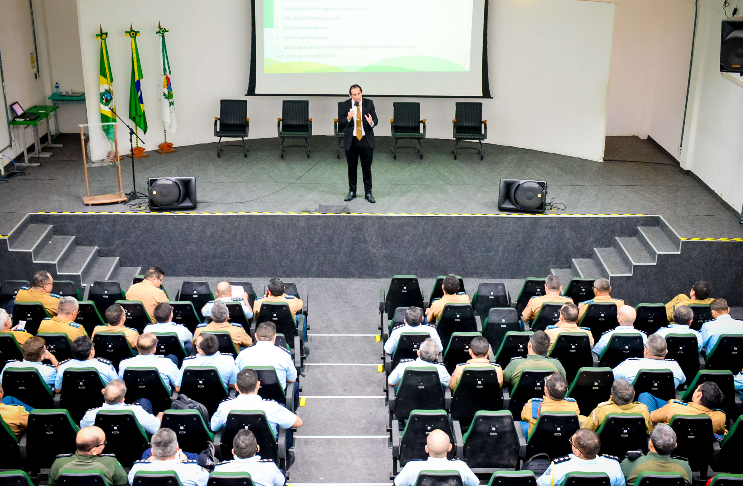Superintendente da Supesp palestra para alunos do Curso de Aperfeiçoamento de Oficiais na Aesp