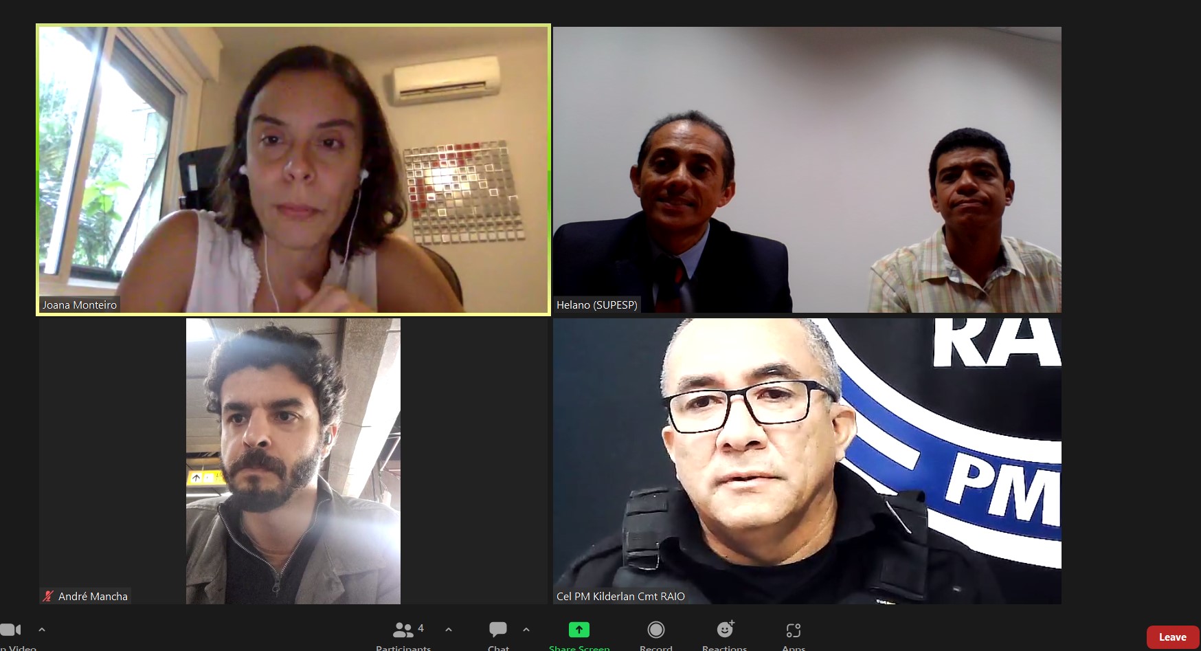 Reunião discute implementação pela Supesp de Programa de Policiamento em Pontos Quentes com o BID
