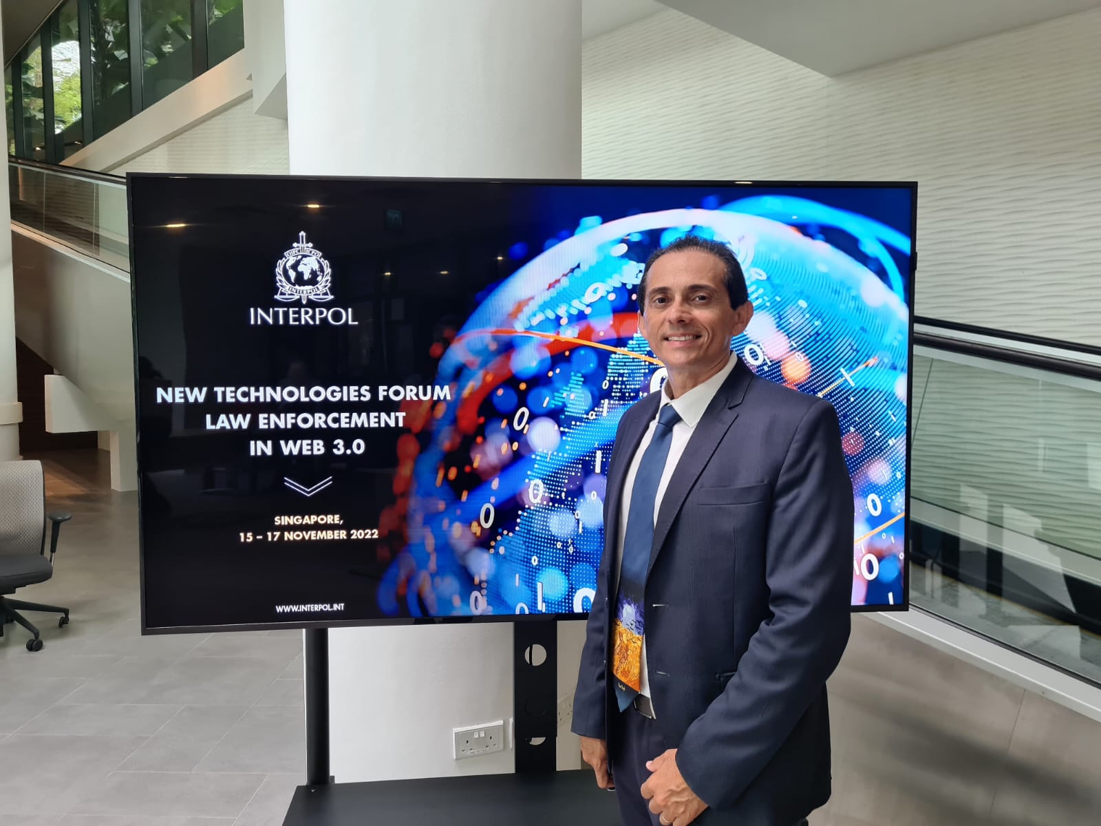 Supesp participa de Fórum de Novas Tecnologias da Interpol em Cingapura