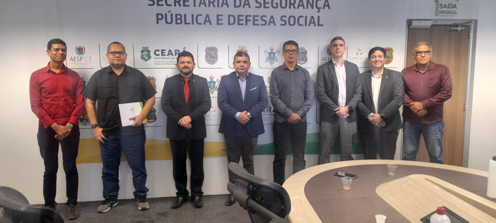 Comitiva da Paraíba e RS visitam SSPDS para conhecer a Ciops, Supesp e ferramentas de inteligência