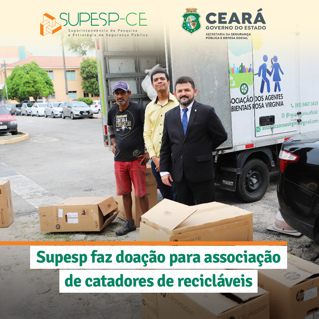 Supesp faz doação para associação de catadores de recicláveis