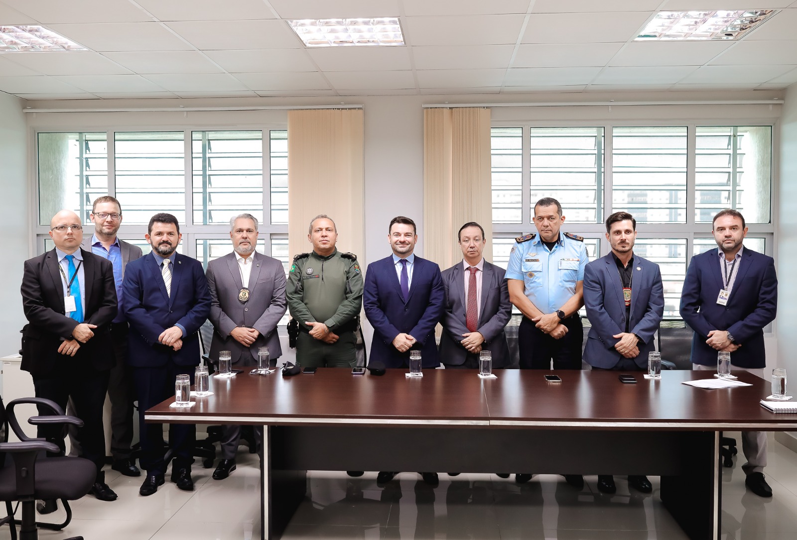 Secretário da SSPDS e chefes das vinculadas participam de reunião na Superintendência Regional da Polícia Federal no Ceará