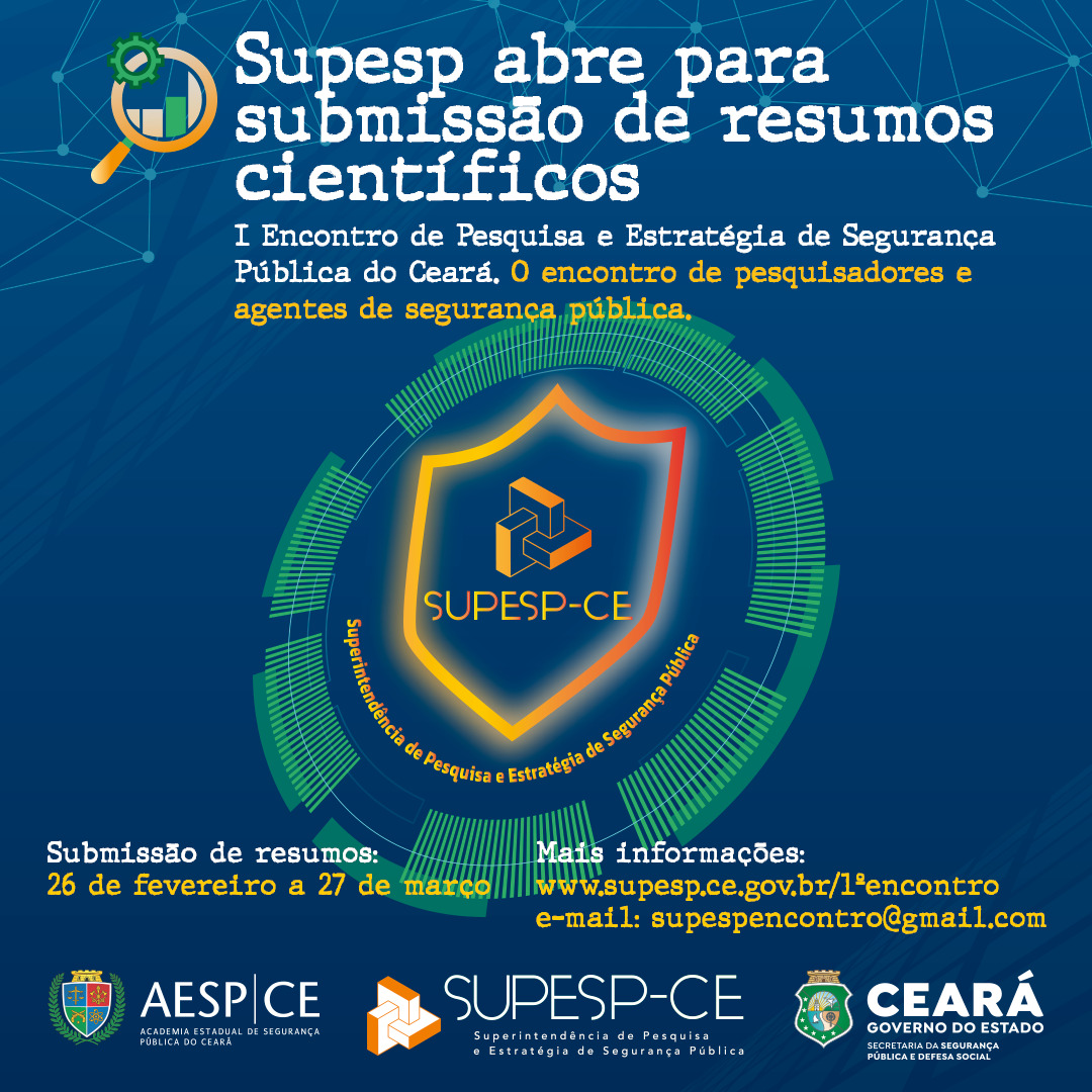 I Encontro de Pesquisa: Supesp abre, nesta segunda-feira (26/2), as inscrições para submissão de resumos científicos