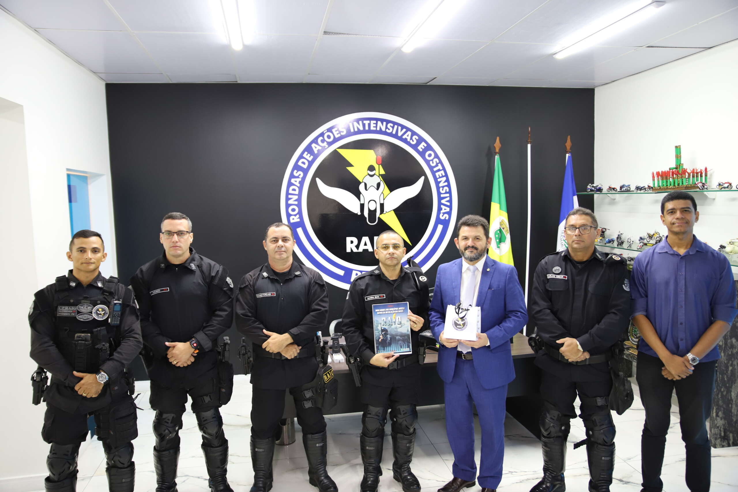 Visita da Supesp ao CPRaio consolida ampliação de informações estratégicas para segurança pública