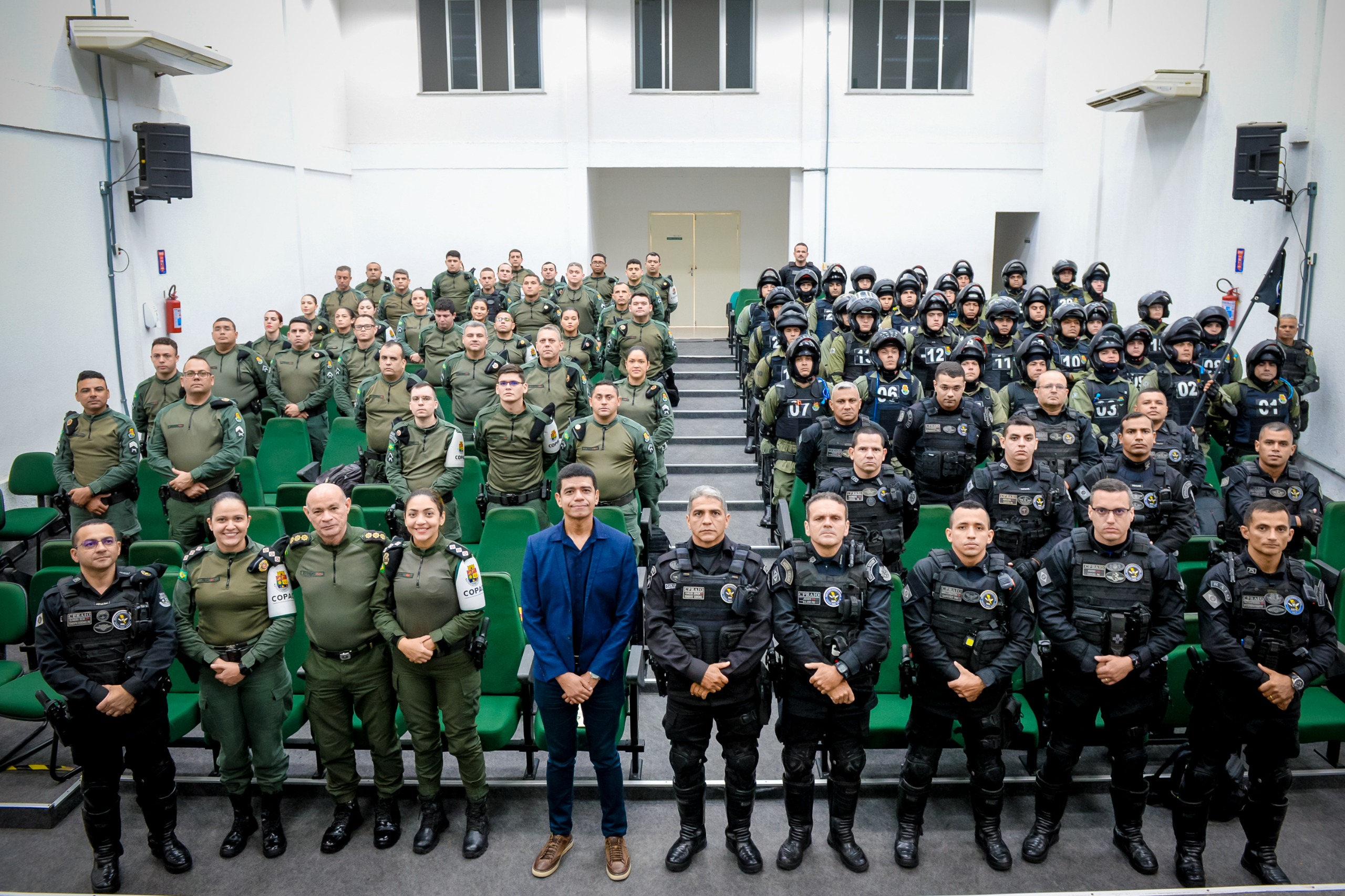 Supesp realiza aula inaugural para alunos do CPRaio e do Copac da PMCE