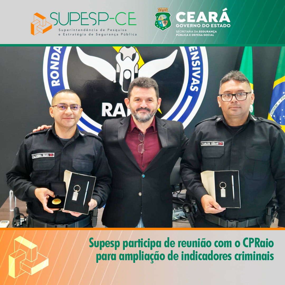 Supesp participa de reunião com o CPRaio para ampliação de indicadores criminais e pesquisa histórica