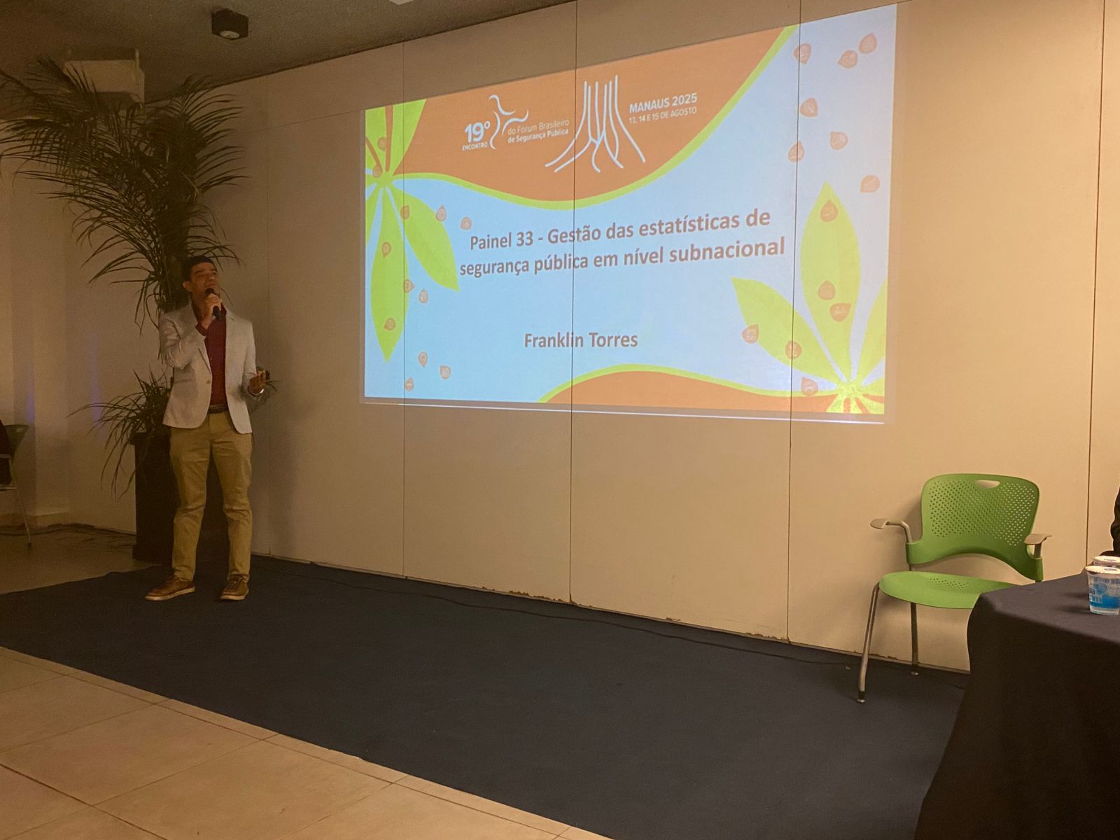 Encerramento do 19º Encontro do Fórum de Segurança Pública tem palestra da Supesp
