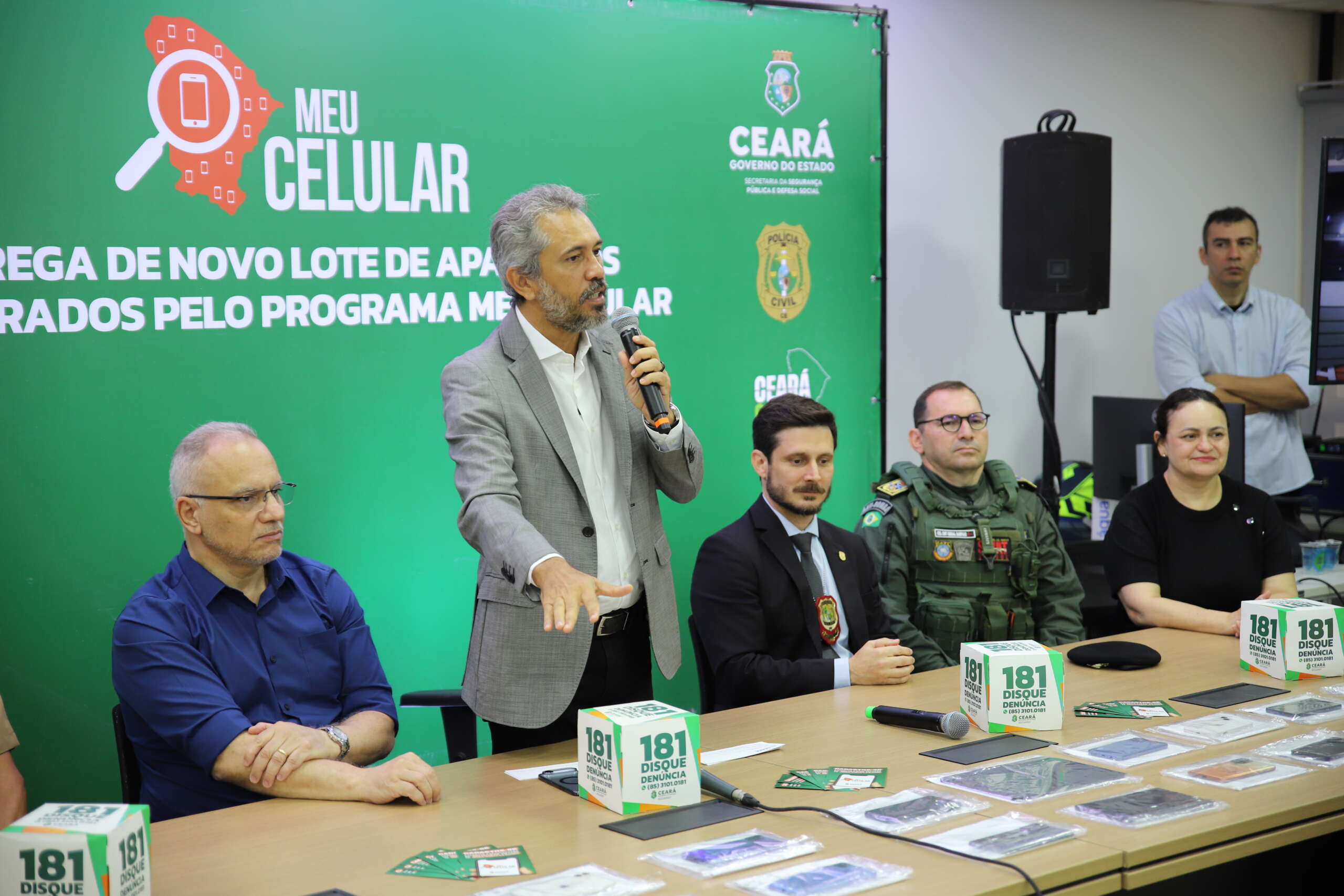 Meu Celular: 10.500 aparelhos já foram recuperados pelas Forças de Segurança do Ceará