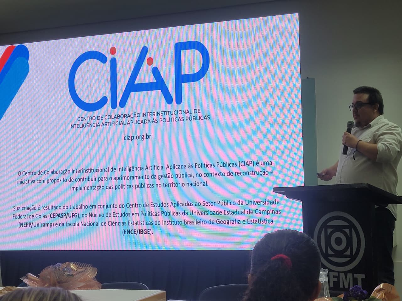 Supesp realiza palestra durante a X Semana da Estatística da Universidade Federal de Mato Grosso