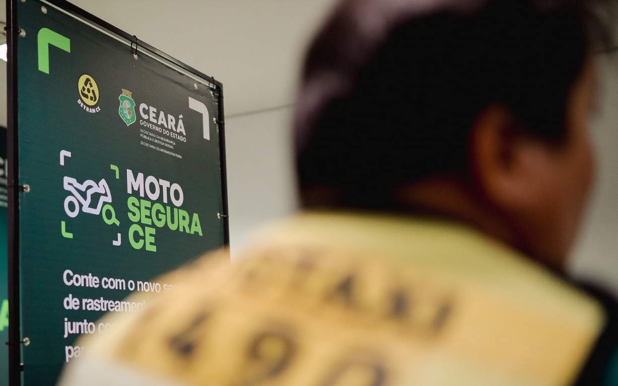 Ceará registra redução de 22,3% nos roubos de motocicletas; furtos de motos diminuem 14,5% no período