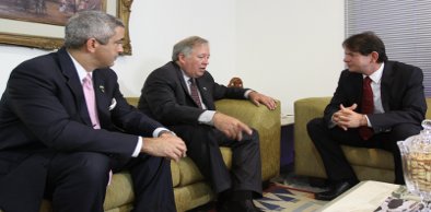 Governador recebe embaixador norte-americano