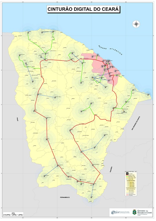 Cinturão Digital do Ceará está em fase de testes