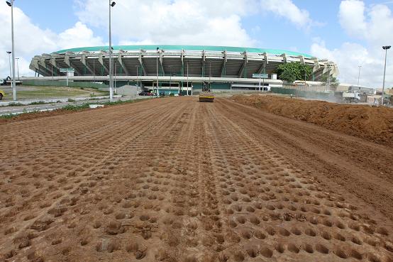 Obras do Castelão seguem modelo de construção sustentável