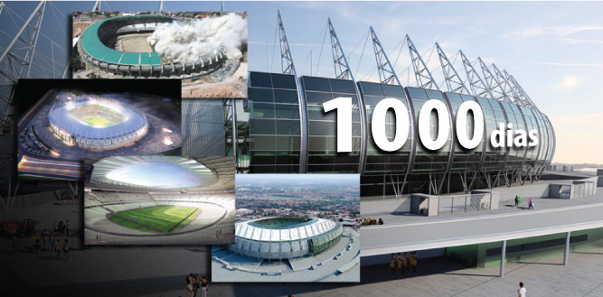 Programação marca 1000 dias para a Copa do Mundo da FIFA Brasil 2014