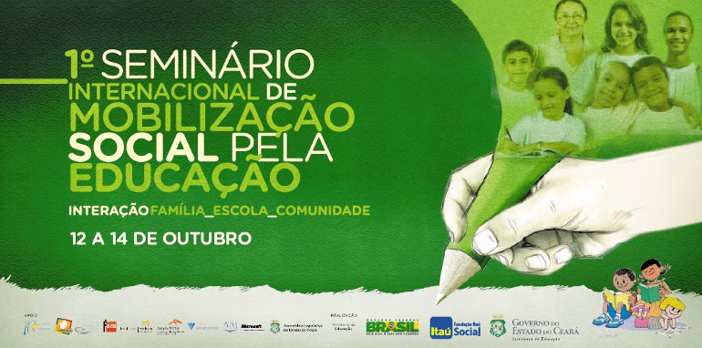 Interação família-escola é tema de Seminário Internacional de Mobilização Social