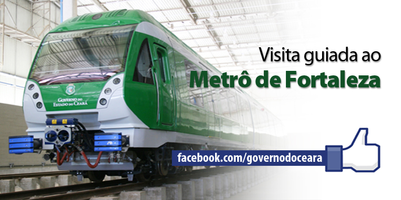 Internautas visitam obra do Metrô de Fortaleza neste sábado (28)