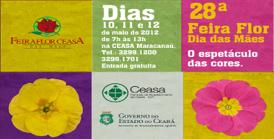 Feira Flor Ceasa das Mães tem início nesta quinta-feira (10)