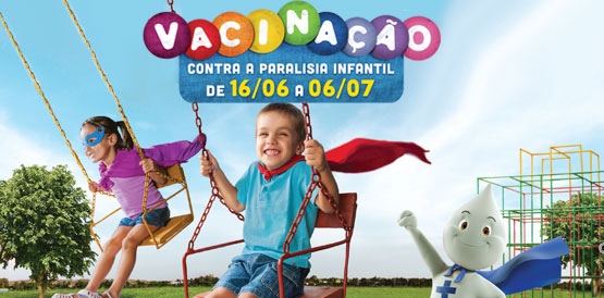 Campanha de vacinação contra paralisia infantil será lançada sexta-feira (15)