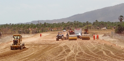 Obras de duplicação da CE-085 no contorno do Pecém já em execução