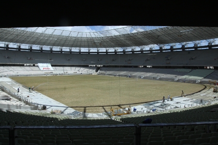 Castelão é a primeira Arena a concluir plantio do gramado