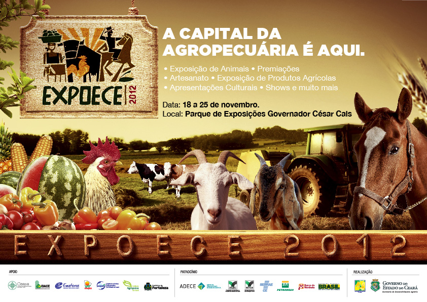 Expoece 2012: Maior feira agropecuária do Ceará começa domingo (18)