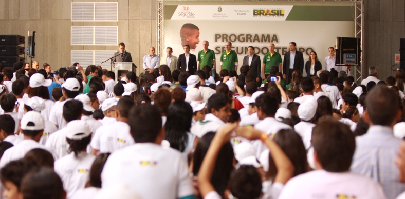 Ministro Aldo Rebelo e Felipão lançam nova edição do Programa do Segundo Tempo