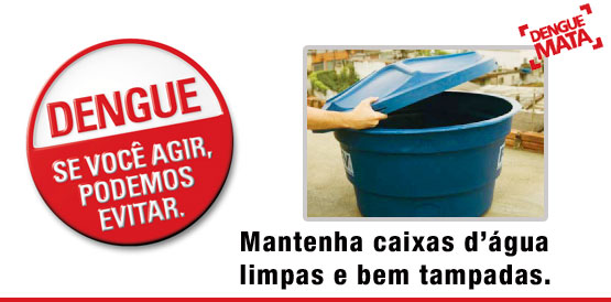 Temperatura alta exige maior cuidado com a dengue
