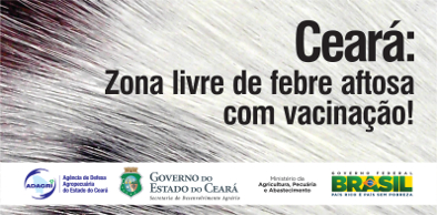 Aftosa: Certificação de zona livre com vacinação será assinada nesta terça-feira (03)
