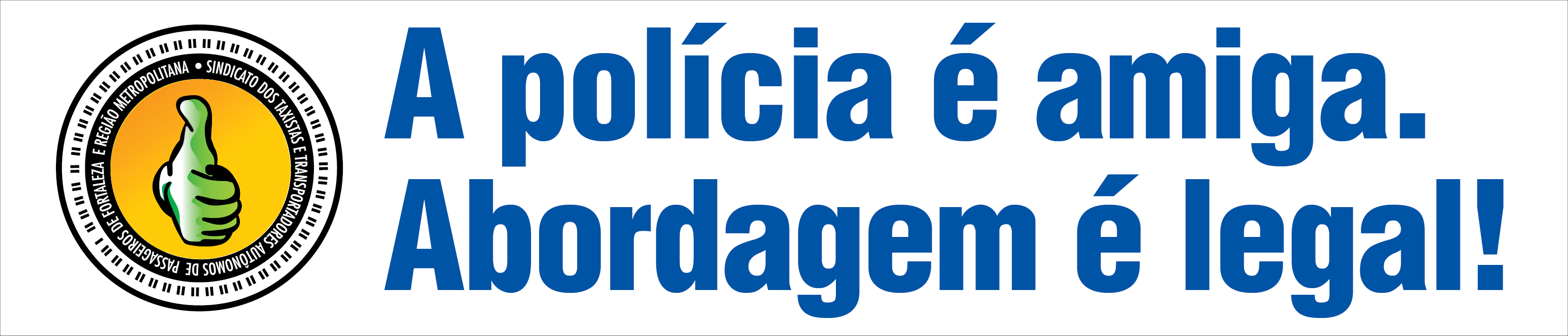 Secretaria da Segurança e Sinditaxi lançam a campanha “A Polícia é amiga. Abordagem é legal!”
